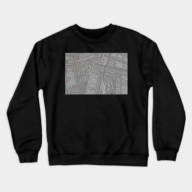 Sunday papers Crewneck Sweatshirt by thadz